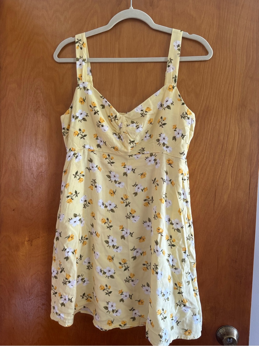 Two Dresses - Yellow Floral & Coral with Pockets - Large